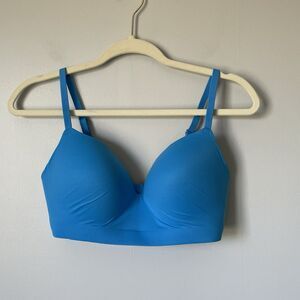 Soma Enbliss Wireless Bra Wireless Supportive Comfort Blue Women's Size 36C